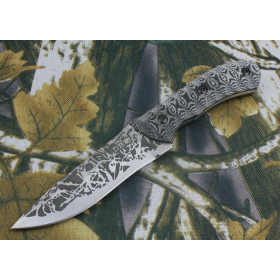 Unique Design D8 Fixed Blade Knife Camping Knife with Micarta Handle UDTEK01217